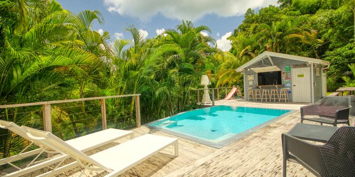 1Location villa piscine 3 chambres les trois ilets_espace détente